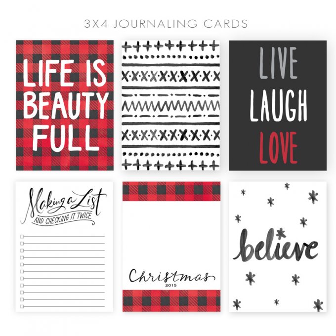 Project Life Journaling Cards by Jamie Schultz Designs