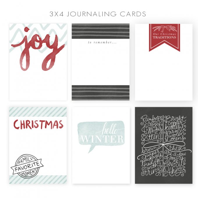 3x4 Journaling Cards by Jamie Schultz Designs