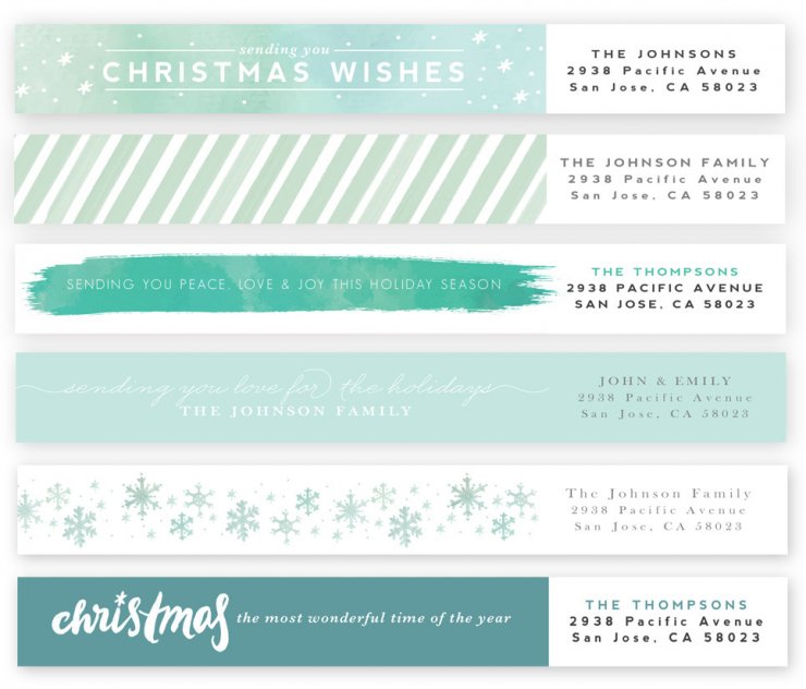 Peaceful Wishes Address Labels by Jamie Schultz Designs