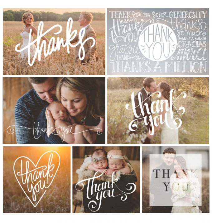 Thank You Overlay Templates by Jamie Schultz Designs