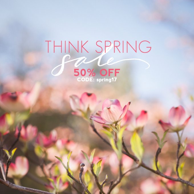 Think Spring Sale at Jamie Schultz Designs
