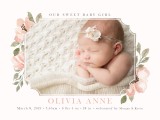 Sweet Blooms Birth Announcements
