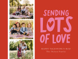 Lots of Love 5x7 Valentine Card