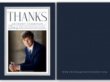 Refined Grad Thank You Card