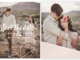 Etched Save the Date Cards